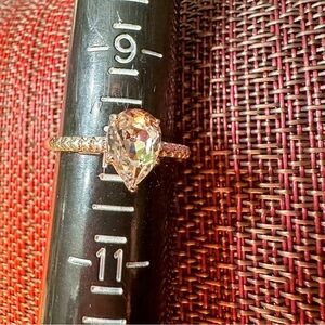 Fragrant Jewels Silver Teardrop Ring